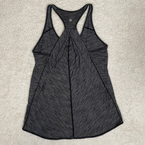 Lululemon Essential Tank Top in Heathered Black 2 / 4 - Picture 4 of 5